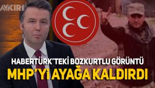 HaberTürk cinayet zanlısının bozkurtlu fotoğrafını kullanınca MHP'den tepki geldi