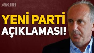 Muharrem İnce'den parti mi kuruyor, açıklama geldi
