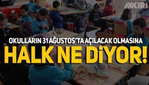 Okulların 31 Ağustos'ta açılacak olmasına halkın tepkisi ne oldu?