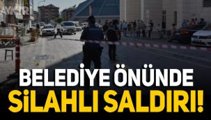 Samsun'da Canik Belediyesi önünde silahlı saldırı
