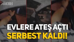 Sokak arasında pompalı tüfekle havaya ateş açtı serbest kaldı!