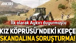 Tarihi Kız Köprüsü'ndeki 'kepçe' skandalına soruşturma
