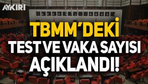 TBMM Başkanı Mustafa Şentop Meclis'teki vaka sayısını açıkladı