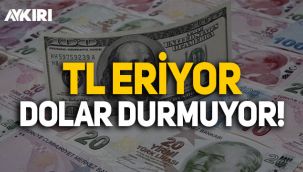 Türk Lirası eriyor, Dolar durmuyor