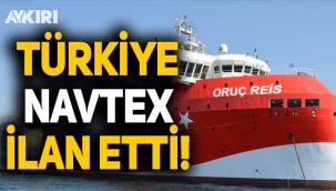 Türkiye NAVTEX ilan etti