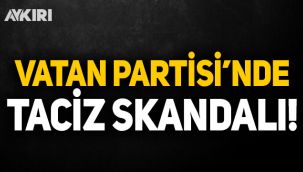 Vatan Partisi'nde taciz skandalı, tacizci başkana moral ziyareti!