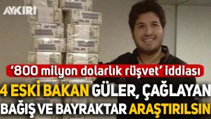 '800 milyon dolarlık rüşvet iddiası Meclis'te: 4 eski bakan Güler, Çağlayan, Bağış ve Bayraktar araştırılsın