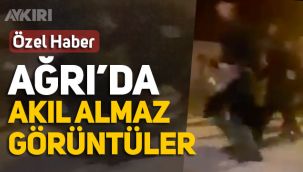 Ağrı'da şok görüntüler, Onlarca Afgan kaçak yollardan Türkiye'ye giriyor