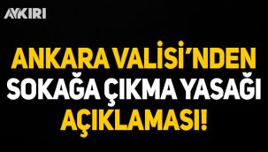 Ankara Valisi'nden