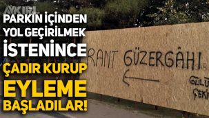 Başakşehir Belediyesi, Hayat parkın içinden yol geçirmek istedi, vatandaşlar nöbete başladı