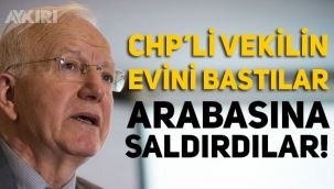 CHP milletvekili İbrahim Kaboğlu'nun aracına saldırı 