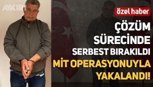Çözüm sürecinde serbest bırakılan PKK'lı yurtdışında MİT operasyonuyla yakalandı