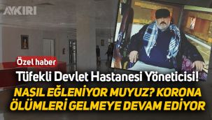 Devlet hastanesi yöneticisi: 
