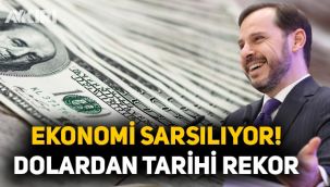 Dolar kuru tüm zamanların rekorunu kırdı