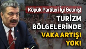 Fahrettin Koca, turizm bölgelerinde fazla artmış olmadığını ileri sürdü