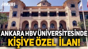 Hacı Bayram Veli Üniversitesi'nde akademik kadro için nokta atışı ilan!