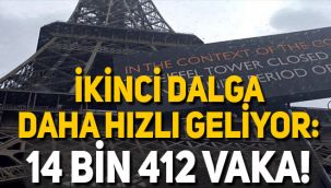İkinci dalga daha hızlı geliyor: Fransa'da 14 bin 412 vaka!
