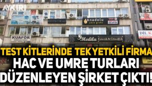 Koronavirüs test kitinin satışı konusunda tek yetkili olan firma hac ve umre turları düzenleyen şirket çıktı