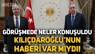 Mansur Yavaş ve Tayyip Erdoğan ne konuştular, Ankara Büyükşehir'den ilk açıklama geldi