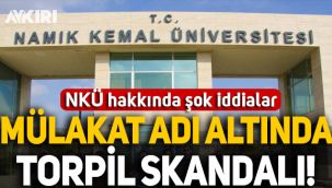Namık Kemal Üniversitesi yüksek lisans sonuçları tartışma yarattı, sınava giren kişiden şok iddialar