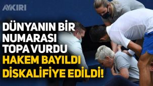 Novak Djokovic sinirlenip topa vurdu, hakemin boğazına geldi, diskalifiye edildi