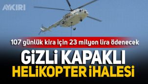 Orman Bakanlığı'nın helikopter ihalesi tanıdık şirkete milyonlar kazandıracak