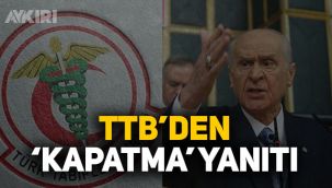 TTB'den Bahçeli'ye yanıt