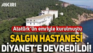 Türkiye'nin ilk salgın hastanesi Diyanet'e devredildi:
