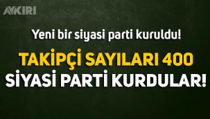 Yeni bir siyasi parti kuruldu; Yeşiller Partisi