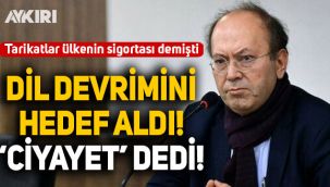 Yusuf Kaplan 'Dil Devrimi'ni hedef aldı!
