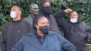 Amerikalı Siyahiler, Ermenilerin protestolarına karşılık Atatürk büstünü korudu