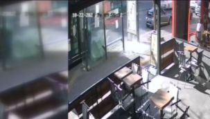 Ankara'da otobüs durağında görünmez kaza! Yaşlı adam durak camının altında kaldı...