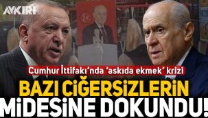 Cumhur İttifakı'nda 'askıda ekmek' krizi: MHP, 