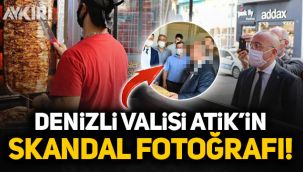 Denizli Valisi Atik'in skandal fotoğrafı