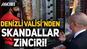 Denizli Valisi, kendisini tanımayan dönerciye sinirlendi: 'Dükkanı kapatın' talimatı verdi, sonra özür diledi