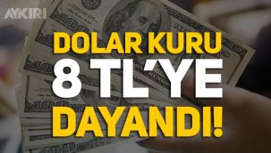 Dolar kuru 8 liraya dayandı! Piyasalarda son durum
