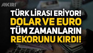 Döviz Kurlarda kara günler TL eriyor; Dolar 8 liraya dayandı, Euro durmuyor!