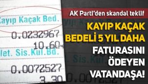 Elektrikte kayıp kaçak bedeli 5 yıl daha vatandaşa ödetilecek, kanun teklifi Meclis'e geldi