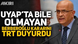 Engin Özkoç'tan flaş açıklama: UYAP'ta bile olmayan Berberoğlu kararını TRT duyurdu