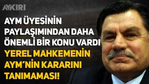 Eski AYM Başkanı Haşim Kılıç: 