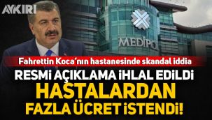 Fahrettin Koca'nın hastanesi için skandal iddia: Hastalardan 350 lira test ücreti isteniyor!