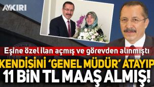 Görevden alınan Pamukkale Üniversitesi'nin Rektörü Hüseyin Bağ, kendisini 'Genel Müdür' atayarak 11 bin TL'lik maaş almış!