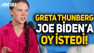 Greta Thunberg, ABD seçimleri için Joe Biden'a oy istedi