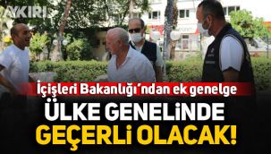 İçişleri Bakanlığı'ndan ek genelge