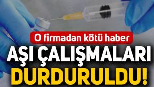 Koronavirüs aşı çalışmaları durduruldu: İstenmeyen bir hastalık ortaya çıktı