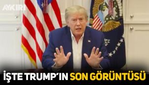 Koronavirüse yakalanan Trump'ın son durumu, videolu mesaj geldi
