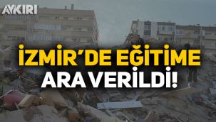Milli Eğitim Bakanı Ziya Selçuk duyurdu: İzmir'de eğitime 1 hafta ara verildi