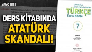 MEB'in Türkçe ders kitabında Atatürk skandalı