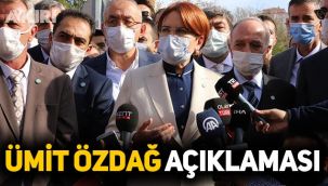 Meral Akşener'den Ümit Özdağ açıklaması