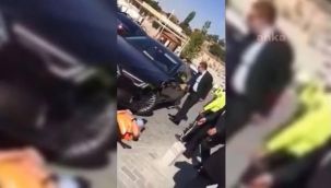 MHP'li Erkan Haberal'ın şoförü güvenlik görevlisine arabayla çarptı, vekil olaya sahip çıktı 